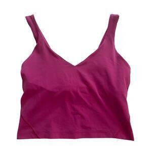 Lululemon women Pink Align Tank Top Size 6